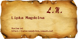 Lipka Magdolna névjegykártya